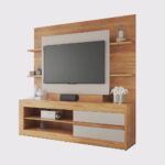 Estante Home para TV até 55 Polegadas 2 Gavetas 4 Prateleiras Sinus Viero - Imagem 2