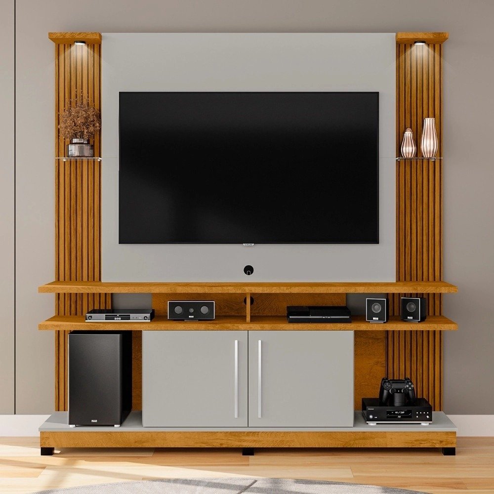 Estante-Home-para-TV-ate-60-Polegadas-LED-2-Portas-York-Bechara.jpeg Estante Home para TV até 60 Polegadas LED 2 Portas York Bechara - Imagem 1