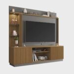 Estante Home para TVs até 65 Polegadas 2 Portas LED Embutido Atlanta