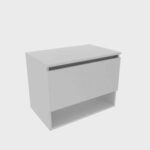 Gabinete Suspenso para Banheiro 60cm Porta Basculante