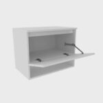 Gabinete Suspenso para Banheiro 60cm Porta Basculante - Imagem 2