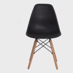 Kit 4 Cadeiras Eiffel Sala Jantar Cozinha Escritório Charles Eames Preta - Imagem 3