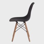 Kit 4 Cadeiras Eiffel Sala Jantar Cozinha Escritório Charles Eames Preta - Imagem 4