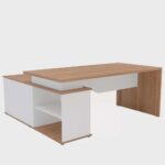 Mesa para Escritório Diretor em L 3 Gavetas 1 Porta Spring Yescasa - Imagem 2