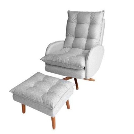 Poltrona De Amamentação Clarice – Base Estrela Giro E Balanço – Tb 187