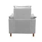 Poltrona De Amamentação Com Puff Isabella Bellamado Cor bege - Imagem 2