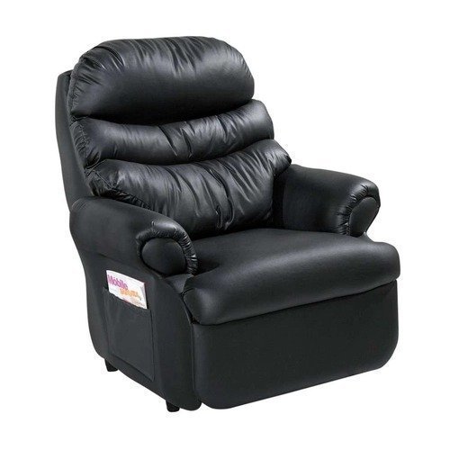 Poltrona-Reclinavel-Barao-Corino-Preta-1.jpeg Poltrona Reclinável Barão Corino Preta - Imagem 1