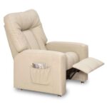 Poltrona Reclinável Pallas Corino Bege - Imagem 3